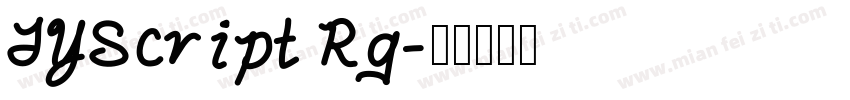TYScript Rg字体转换
